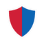 Timeproof Network Red Blue Shield Emblem